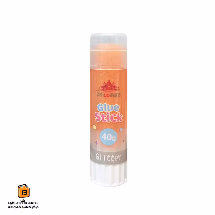 چسب ماتیکی 40 گرمی نارنجی اسکول فنس (Schoolfans)