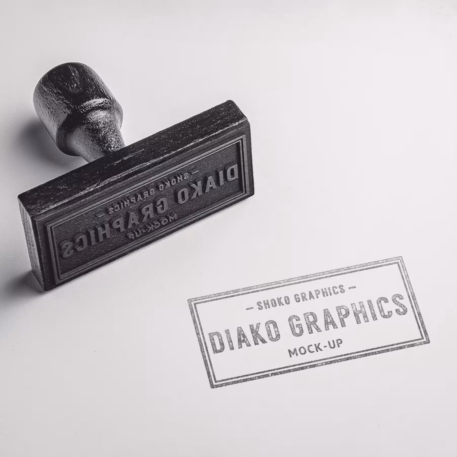 دانلود موکاپ مهر به صورت لایه باز برای فتوشاپ