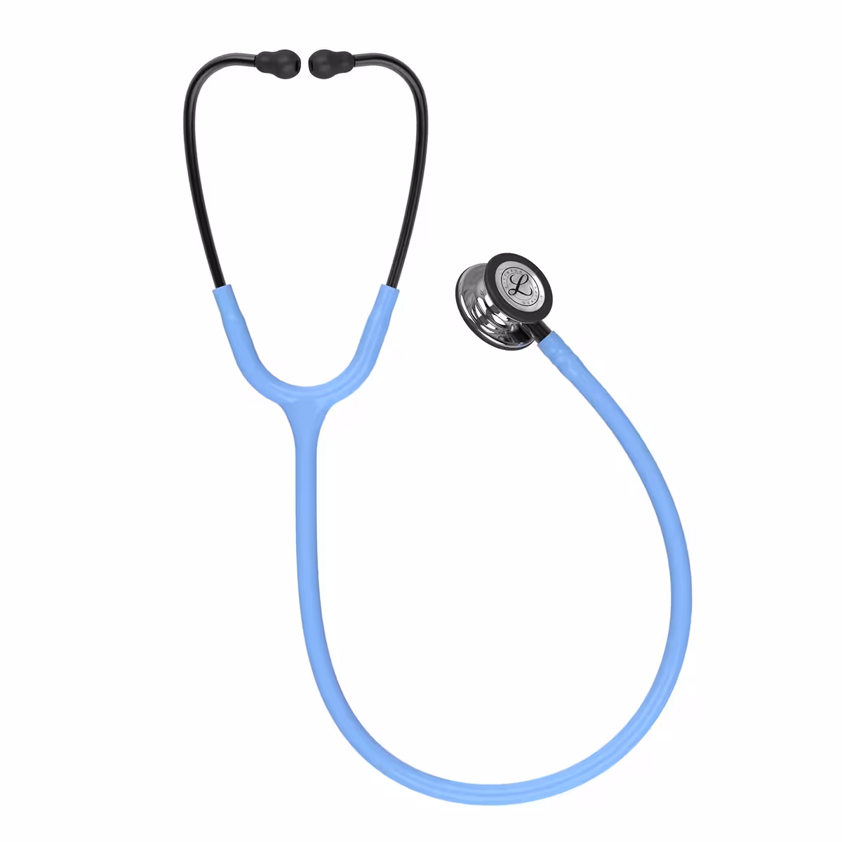گوشی پزشکی کلاسیک III آبی یخی آینه ای 5959 لیتمن (Littmann)