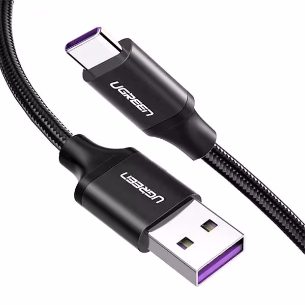 کابل تبدیل USB به USB-C یوگرین مدل Super Charger US279-50995 طول 2 متر