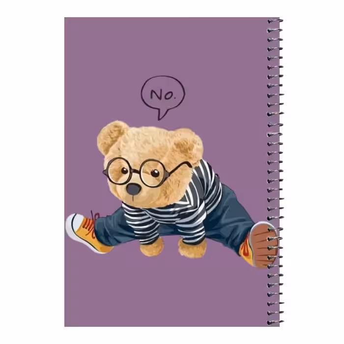 دفتر مشق 80 برگ اس جی مدل تدی ورزشکار