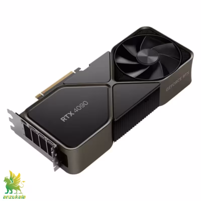 NVIDIA GeForce RTX 4090 Founders Edition Graphics Card 24GB GDDR6X - Titanium and Black