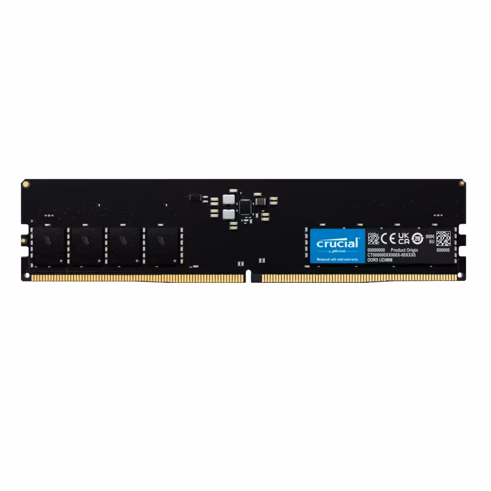 رم دسکتاپ DDR5 تک کاناله 5600 مگاهرتز Crucial ظرفیت 32 گیگابایت