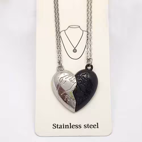 گردنبند ست قلب مگنتی کد