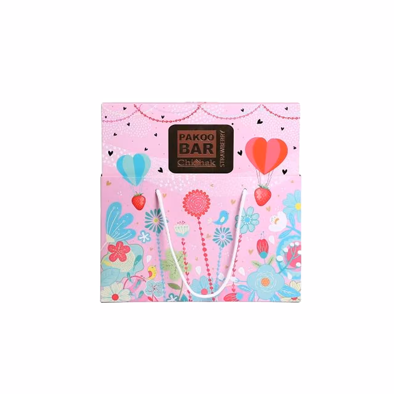 شکلات کادویی پاکو بار توت فرنگی چیچک 185 گرمی