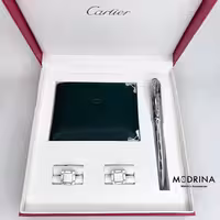 کیف پول خودکار و دکمه سرآستین کاریته Cartier