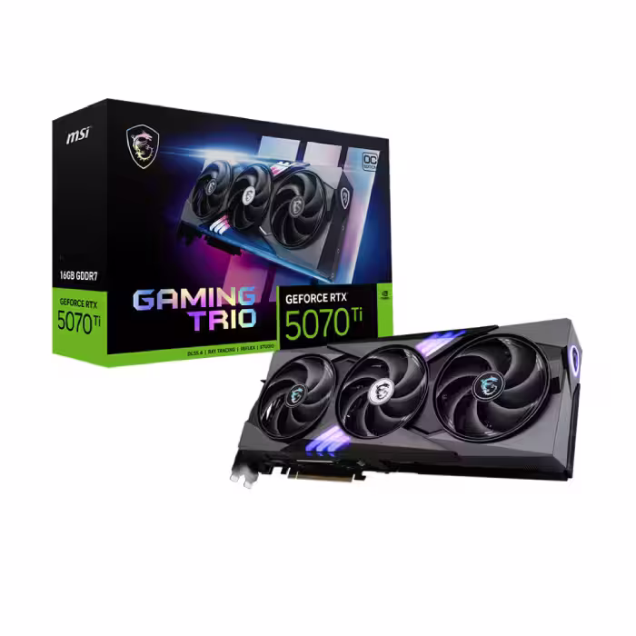 کارت گرافیک ام اس آی مدل GeForce RTX™ 5070 Ti 16G GAMING TRIO OC