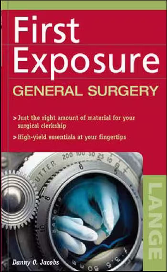 خرید و دانلود نسخه کامل کتاب First Exposure to General Surgery