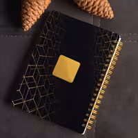 دفتر یادداشت طرح مشکی