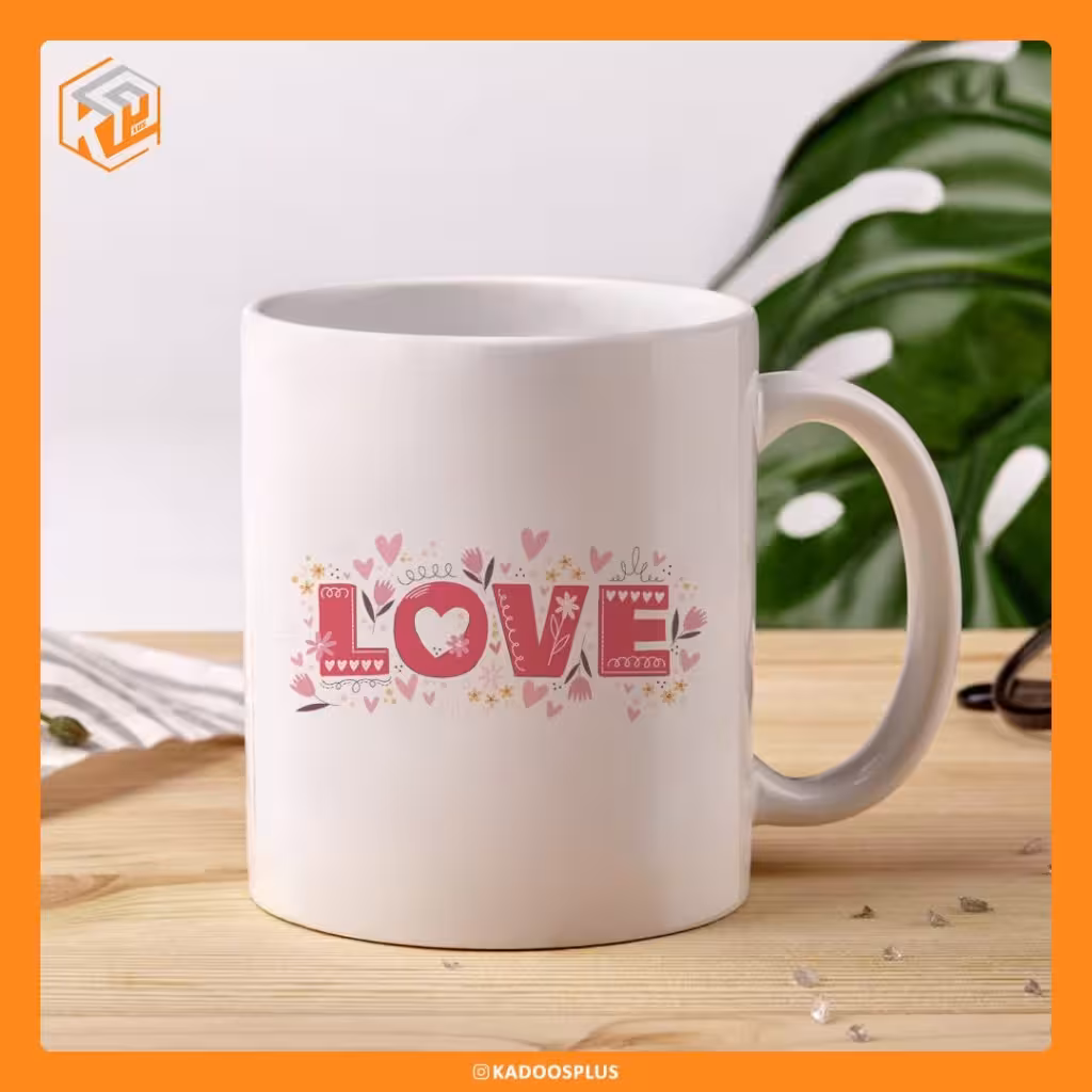 ماگ ولنتاین با قابلیت چاپ اختصاصی