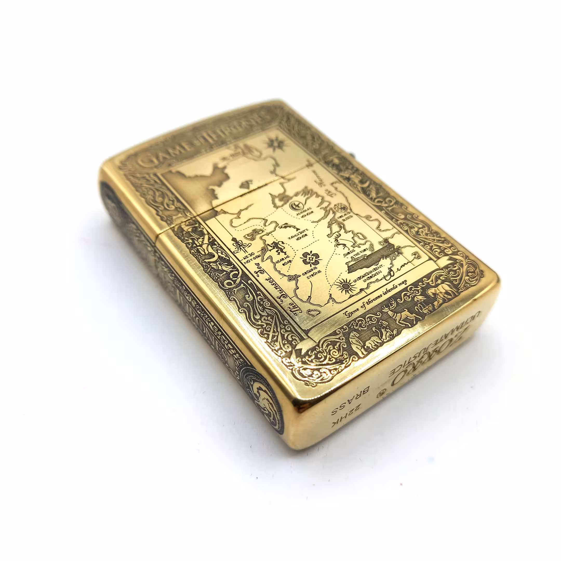 فندک بنزینی زورو طلایی طرح گیم آف ترونز کد A130016