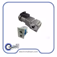 موتور گیربکس تک فاز 90 وات دور متغیر 7 دور شفت بغل(نود درجه) با کنترل دور ساده تایلی اصل