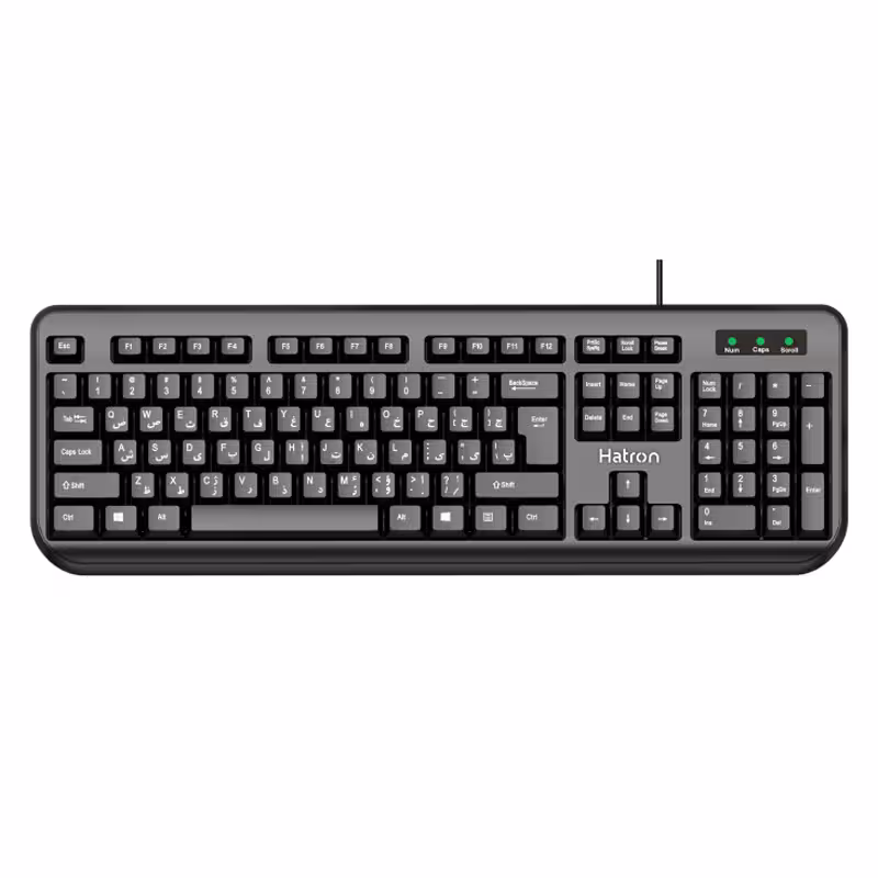 کیبورد سیم دار هترون مدل HATRON HK255