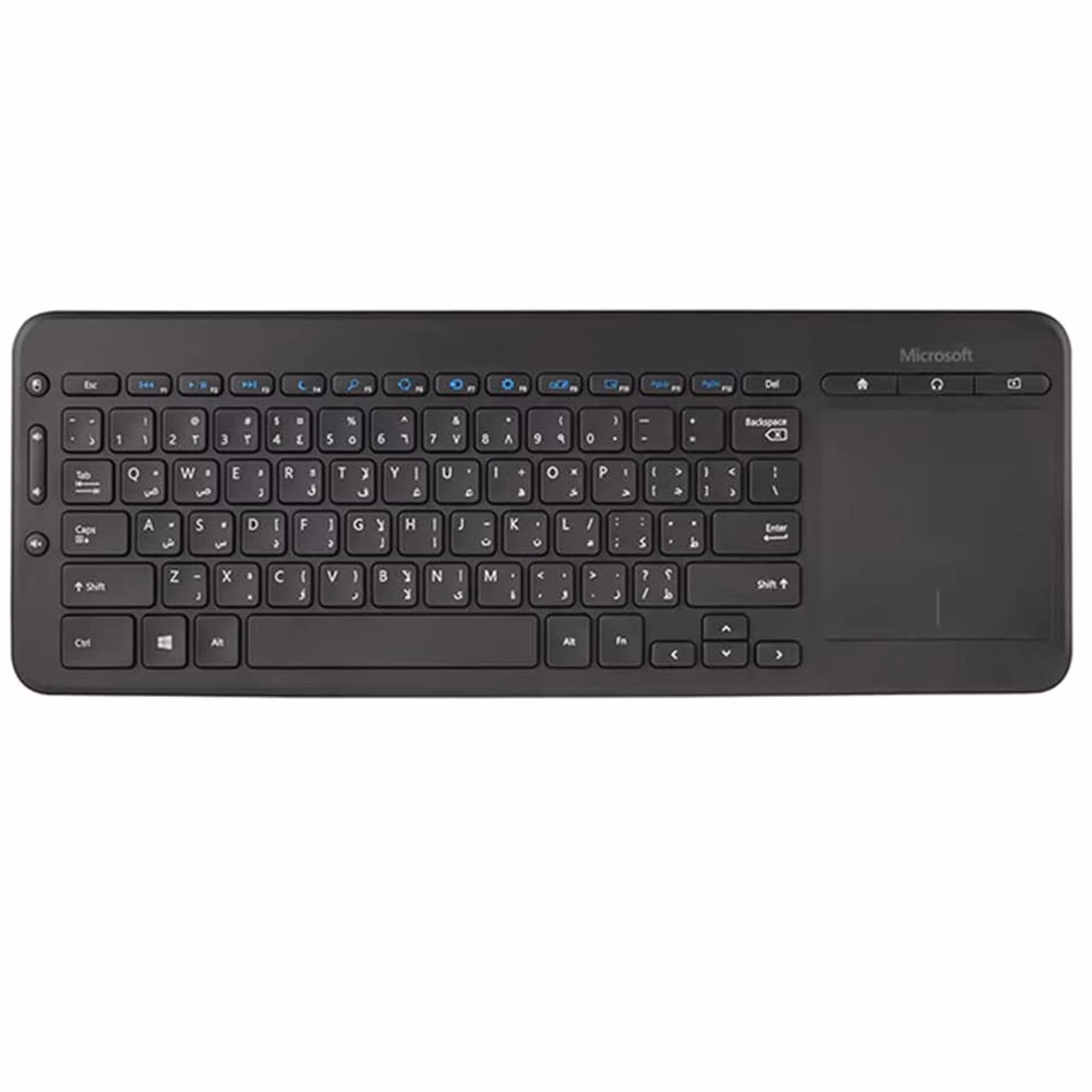 کیبورد بی سیم ماکروسافت(عربی) Microsoft N9Z-00019 Wireless All -In-One Media Keyboard