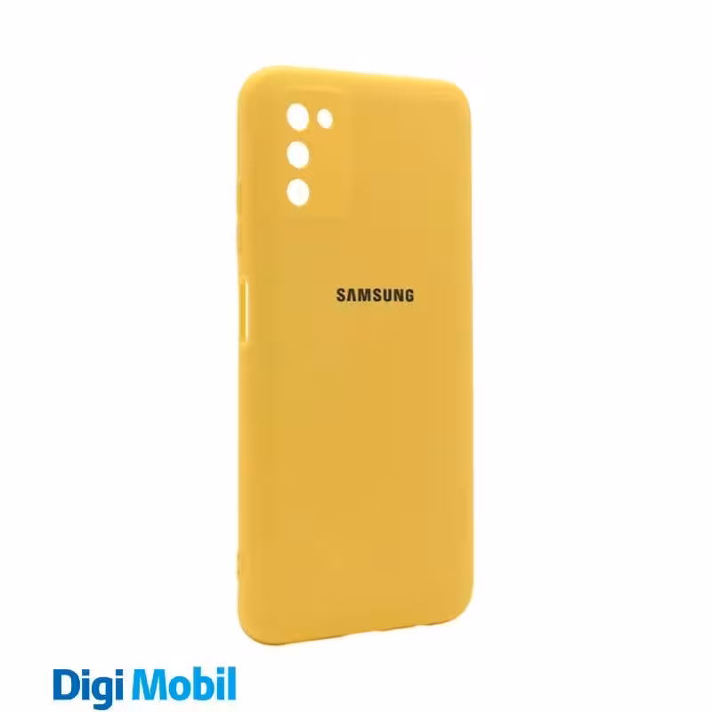 قاب گوشی سامسونگ A02S و A03S سیلیکونی اصل رنگ زرد