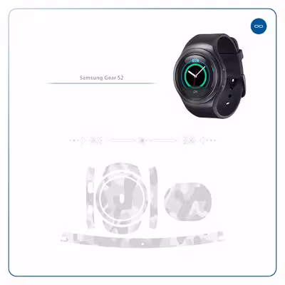برچسب ماهوت طرح Army_Snow مناسب برای ساعت هوشمند سامسونگ Galaxy Gear S2