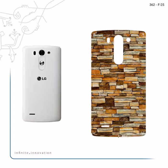 برچسب پوششی ماهوت مدل brickwall مناسب برای گوشی موبایل ال جی G3 Beat