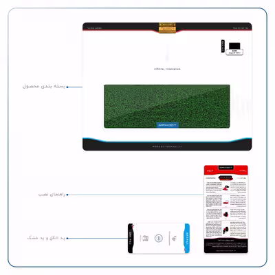 برچسب پوششی ماهوت مدل Green-Holographic مناسب برای تبلت ایسوس Zenpad 3S 10 2017 Z500KL