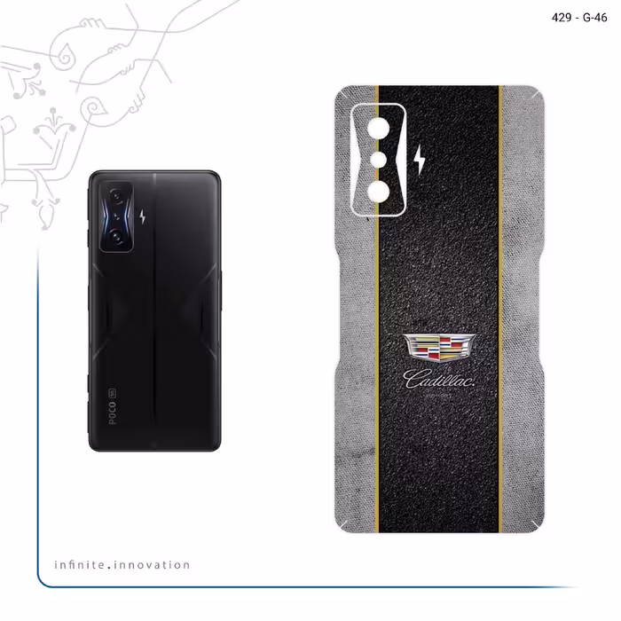 برچسب پوششی ماهوت مدل Cadillac مناسب برای گوشی موبایل شیائومی Poco F4 GT 5G