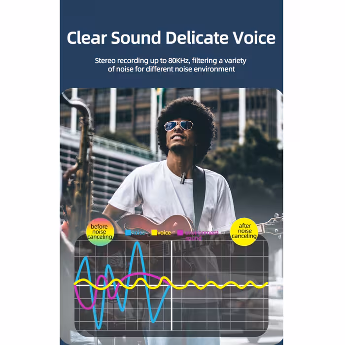 میکروفن یقه ای بی سیم مدل AirSky 3.5mm