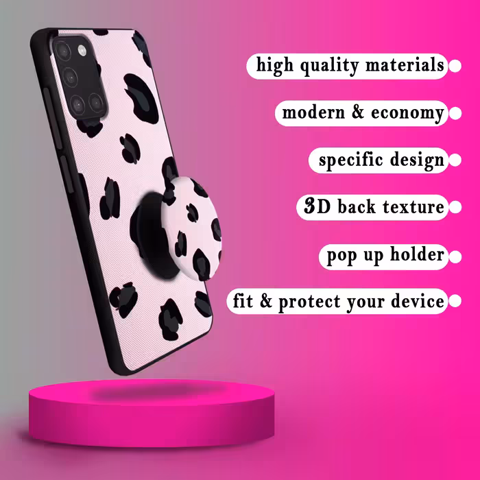 کاور کینگ پاور مدل Gaw21 مناسب برای گوشی موبایل سامسونگ Galaxy A31 به همراه پایه نگهدارنده