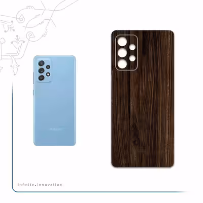 برچسب پوششی ماهوت مدل Dark-Walnut-Wood مناسب برای گوشی موبایل سامسونگ Galaxy A52s 5G