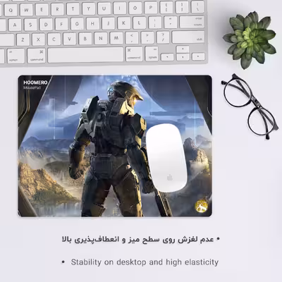 ماوس پد هومرو طرح بازی Halo Infinite مدل A2202