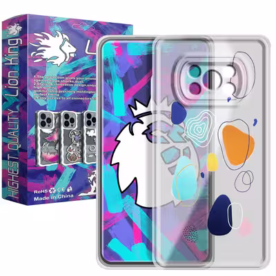 کاور لاین کینگ مدل خال خالی رنگی مناسب برای گوشی موبایل شیایومی Poco X3 Poco X3 Pro