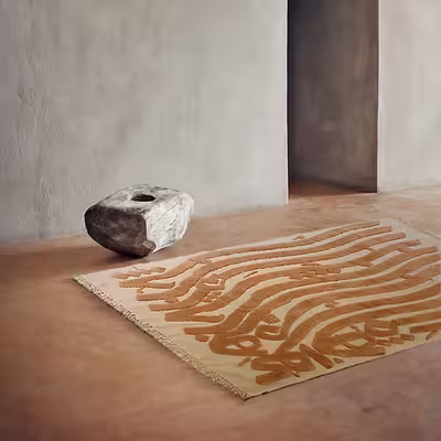 فرش دستبافت چهار و نیم متری مدل چنین و چنان