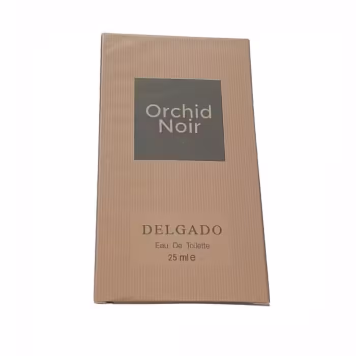 عطر جیبی مردانه دلگادو مدل Orchid Noir حجم 25 میلی لیتر