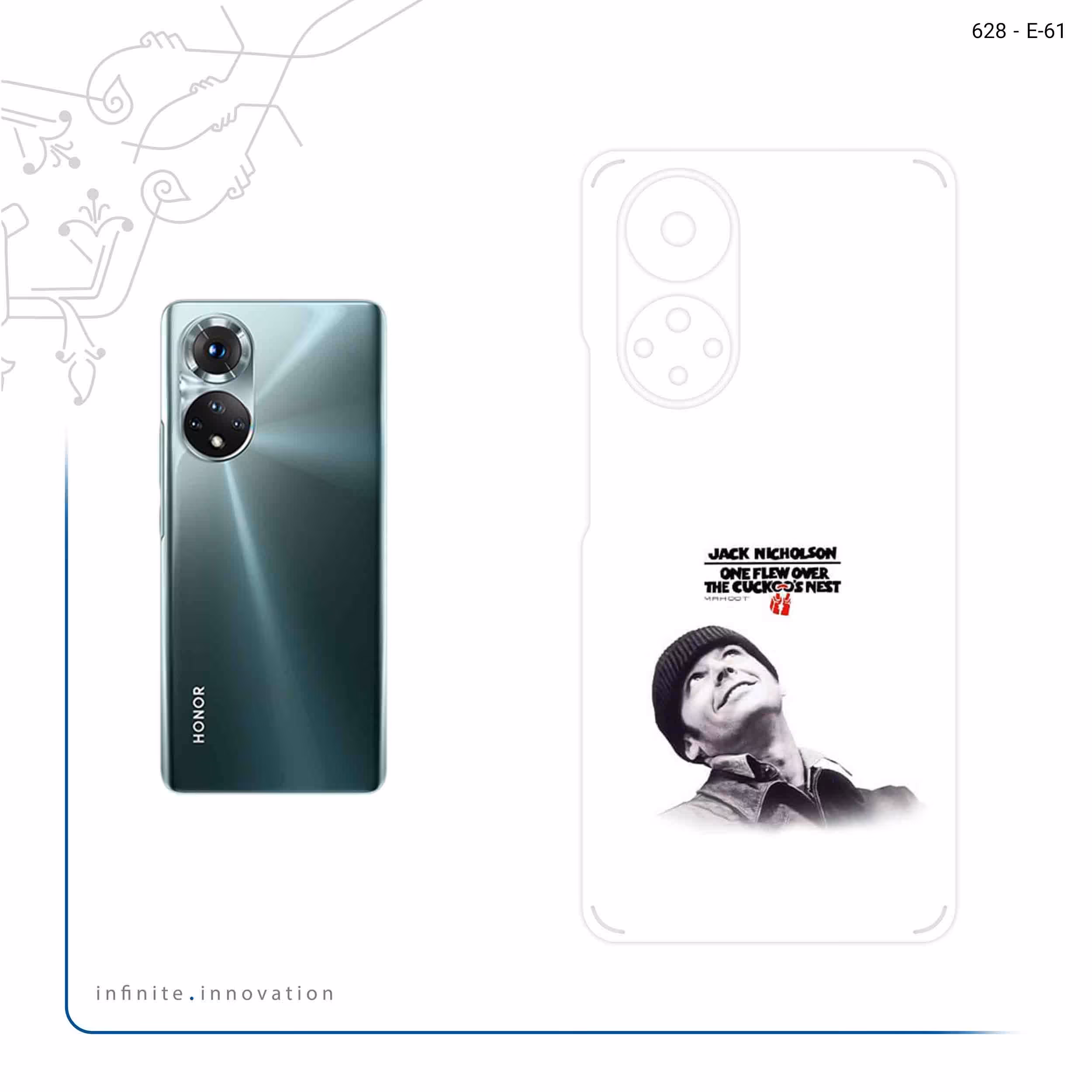 برچسب پوششی ماهوت مدل One Flew Over the Cuckoo's Nest مناسب برای گوشی موبایل آنر 50