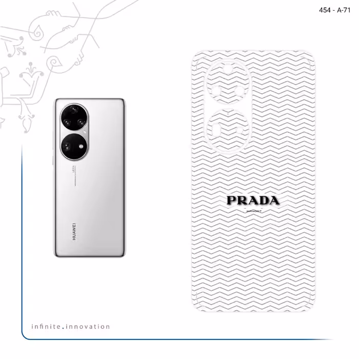 برچسب پوششی ماهوت مدل Prada مناسب برای گوشی موبایل هوآوی P50 Pro