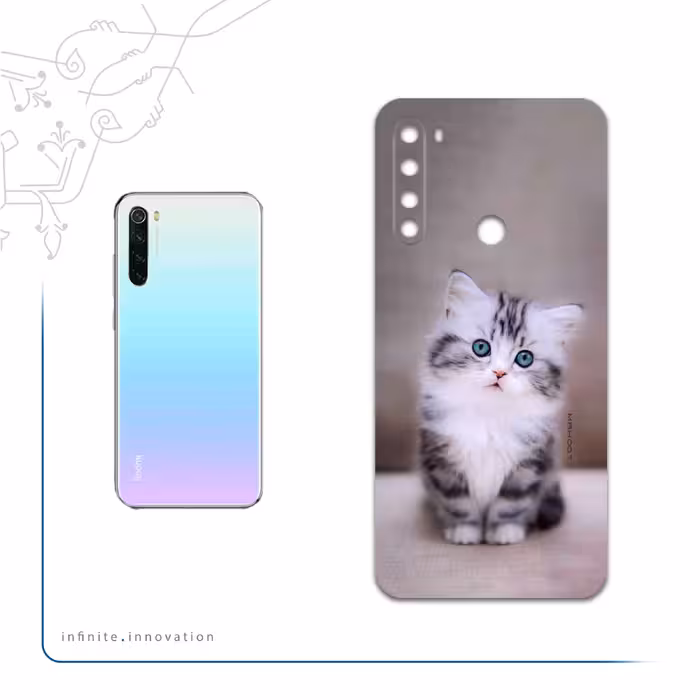 برچسب پوششی ماهوت مدل Cat-2 مناسب برای گوشی موبایل شیائومی Redmi Note 8 2021