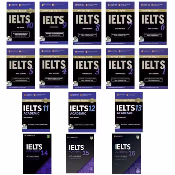 کتاب Cambridge IELTS Academic اثر جمعی از نویسندگان انتشارات هدف نوین جلد 1 تا 16