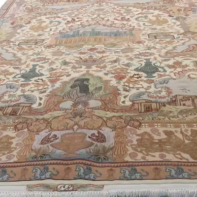 فرش دستبافت شش متری مدل نامی تبریز کد 903