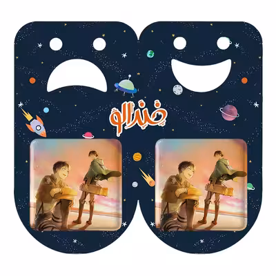 پیکسل خندالو مدل میکاسا آکرمن انیمه اتک آن تایتان کد 10996 به همراه مگنت