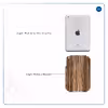 برچسب پوششی ماهوت مدل Light Walnut Wood مناسب برای تبلت اپل iPad mini 2012 A1455