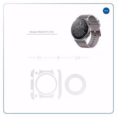 برچسب ماهوت طرح Matte White مناسب برای ساعت هوشمند هوآوی Watch GT 2 Pro