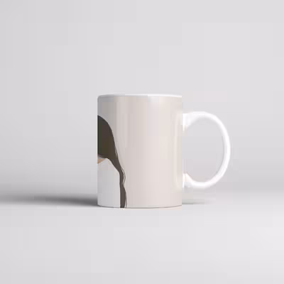 ماگ طرح دختر