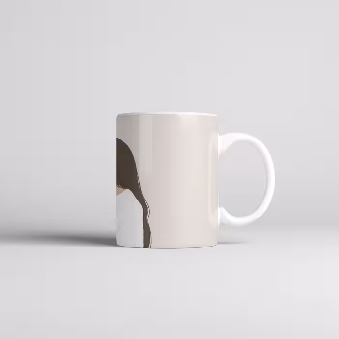 ماگ طرح دختر