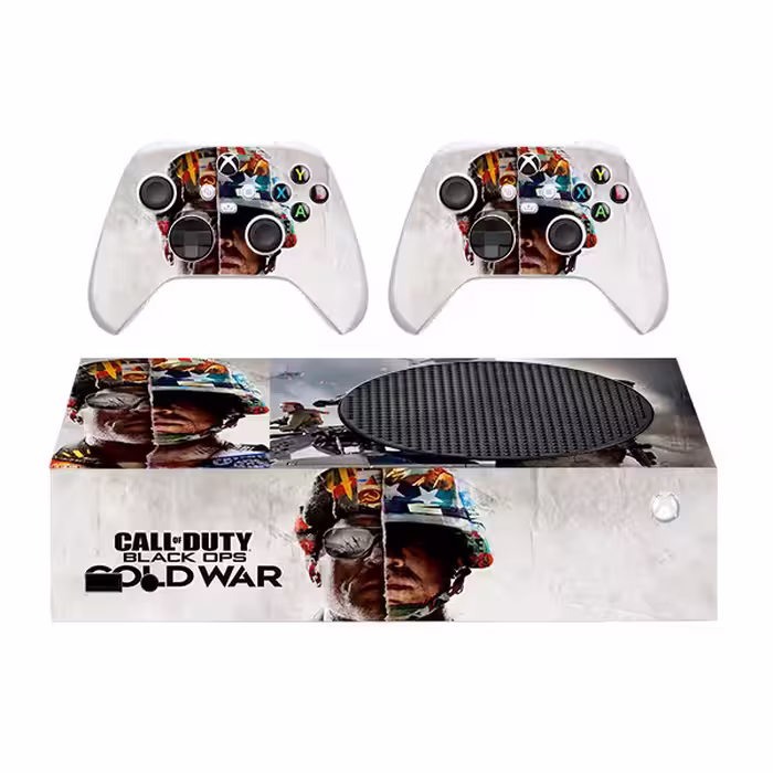 برچسب کنسول بازی ایکس باکس series s مدل call of duty کد 4 مجموعه 4 عددی