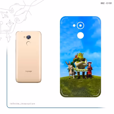 برچسب پوششی ماهوت مدل Shrek مناسب برای گوشی موبایل آنر 5C Pro