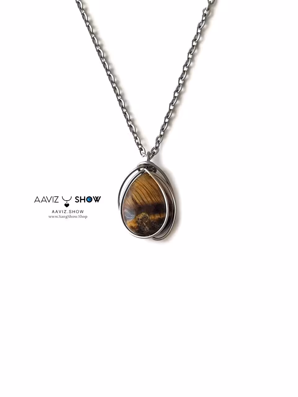 آویز چشم ببر معدنی خوش فرم و اصل A815