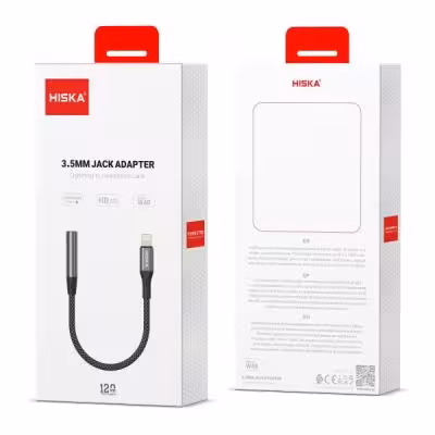 کابل تبدیل لایتنینگ به AUX هیسکا مدل W48