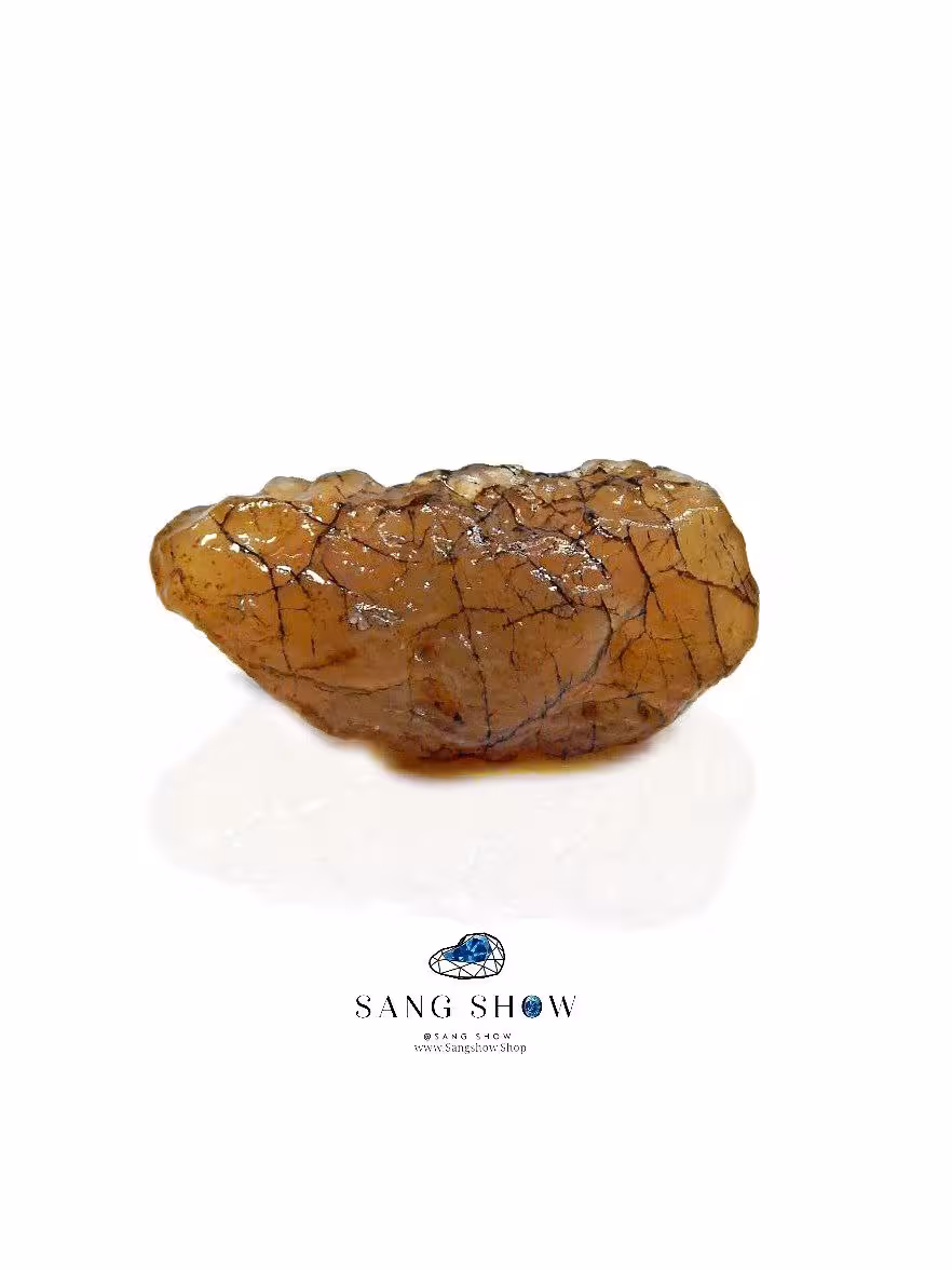 سنگ کارنلین با کیفیت و اصل و معدنی نمونه استثنایی S910