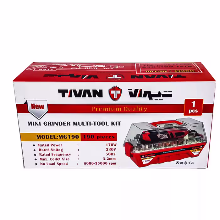 فرز انگشتی تیوان مدل ART – MG 190 KL مجموعه 190 عددی