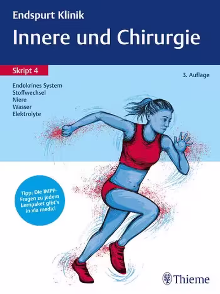 خرید و دانلود نسخه کامل کتاب Endspurt Klinik Skript 4: Innere und Chirurgie - Endokrines System, Stoffwechsel