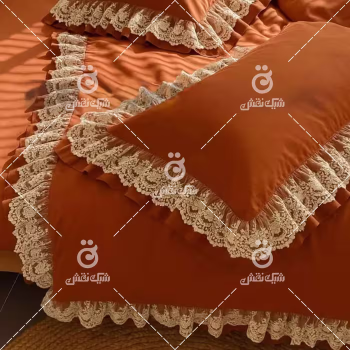روتختی سه بعدی میکرو الیاف دورچین دانتل، رنگ نارنجی