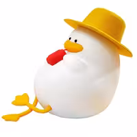 چراغ خواب مدل ضربه ای طرح اردک کد 118