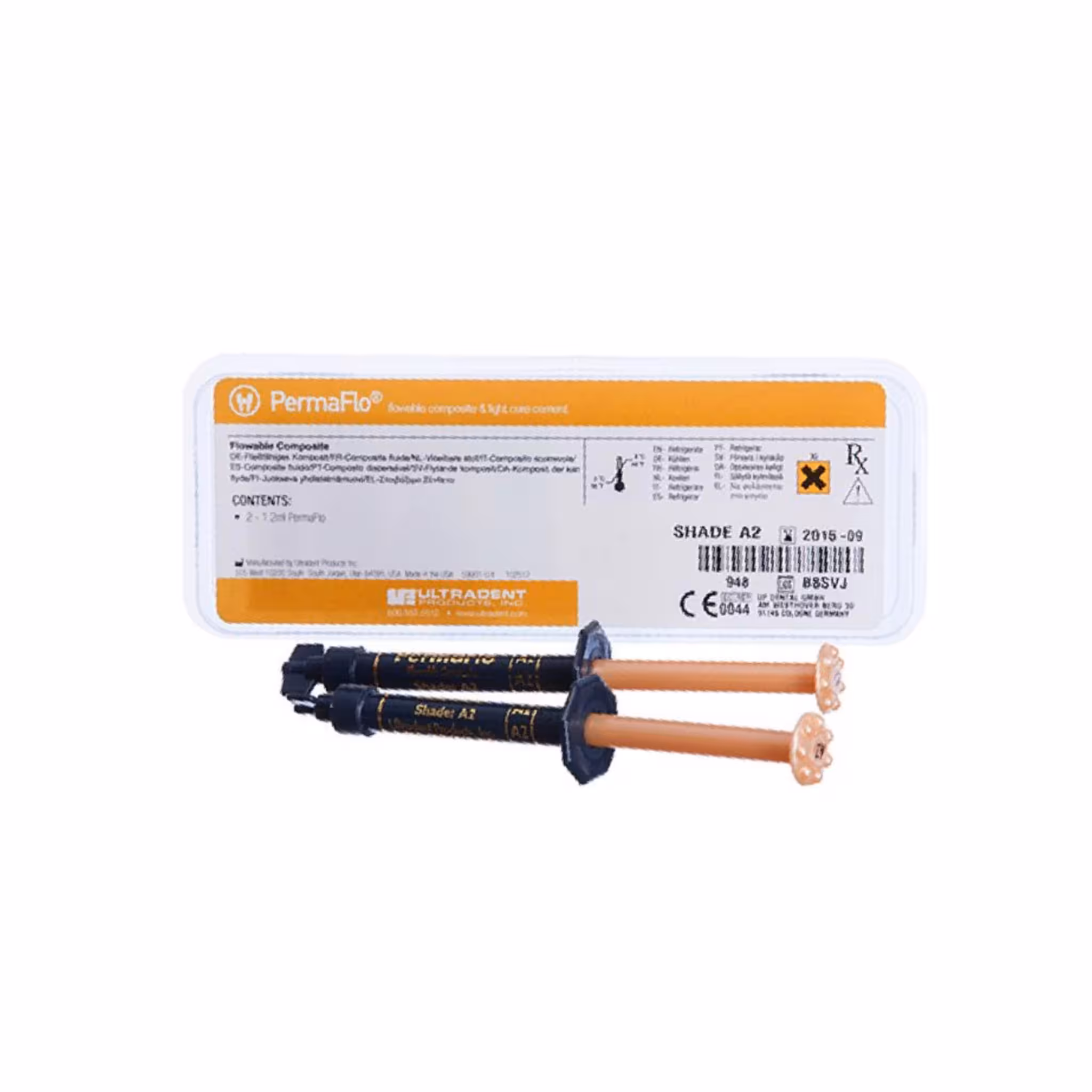 کامپوزیت پرمافلو دو سرنگ Perma Flo Translucent Ultradent